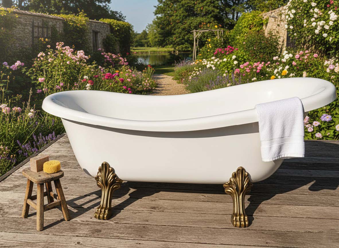 vasca-freestanding-con-piedini-in-ottone-stile-vintage